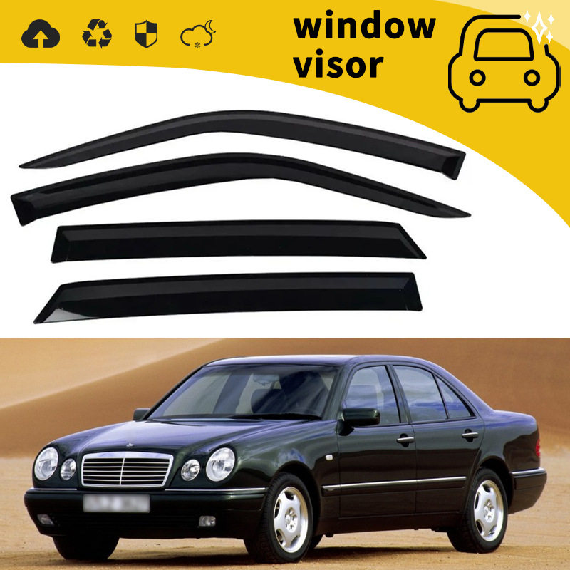 适用于1996-2002款奔驰W210W203W-211W-140车门晴雨挡改装饰