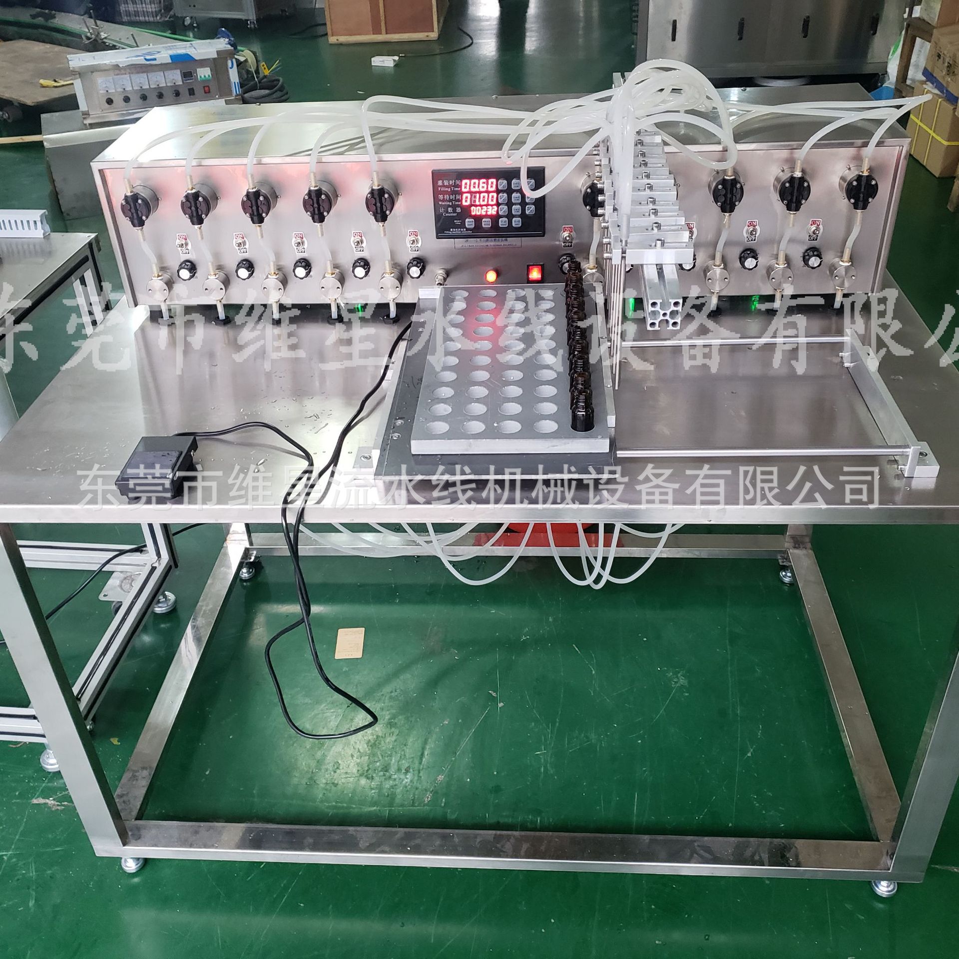 半自动液体灌装机消毒凝胶酒精