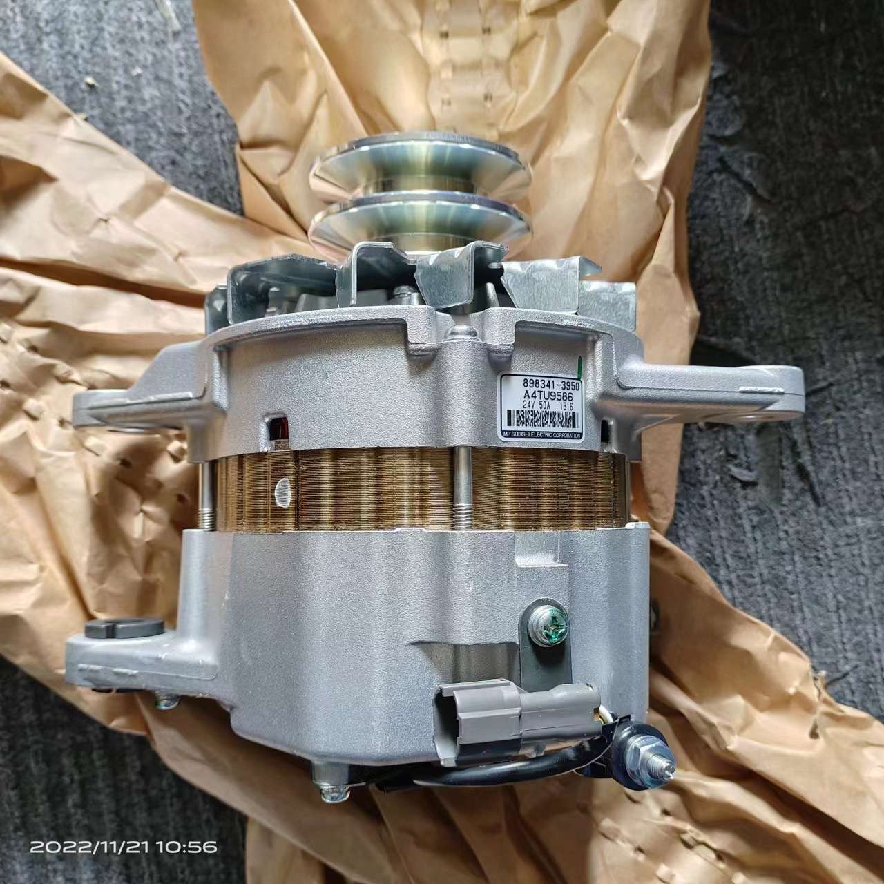 五十铃发电机A4TU9586.898341-3950.五十铃6WG1发电机.五十铃原装