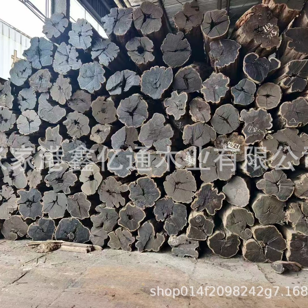 黑檀紫光檀东非黑黄檀原木底座