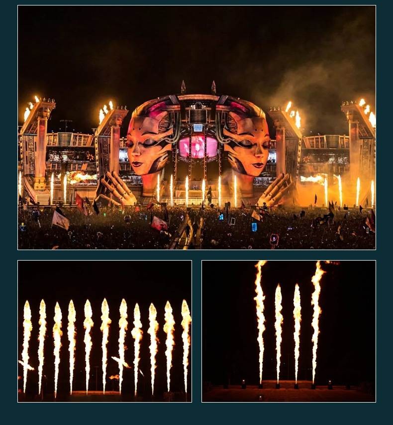 舞台火焰机酒吧夜店户外演出可遥控火柱机氛围道具大型演出喷火机