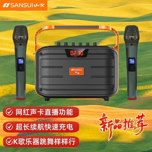 山水广场舞音箱手提蓝牙音响直播