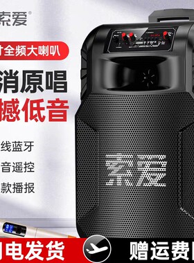 索爱F21广场舞音箱12/15寸音响
