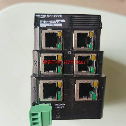 【荣强工控】GX-JC06欧姆龙 EtherCAT交换机。正常使用。