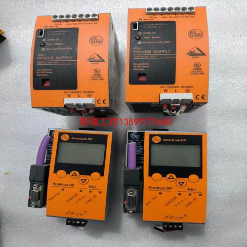 【荣强工控】易福门传感控制器+电源，AC1375，AC1224，