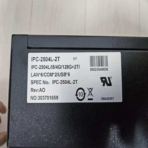 IPC-2504L-2T工控机，I5/4G/128G2T，
