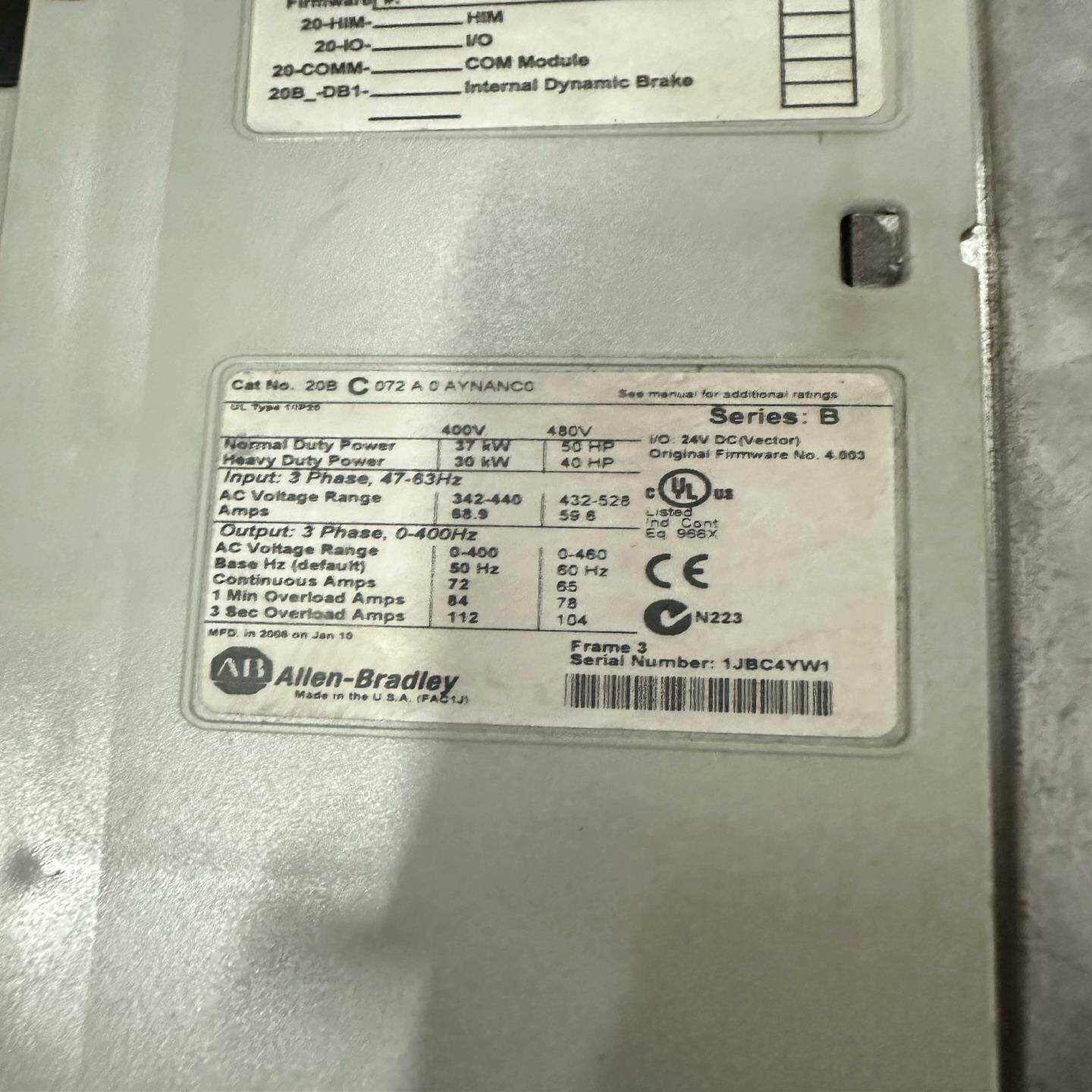 20BC072A0AYNANC0议价