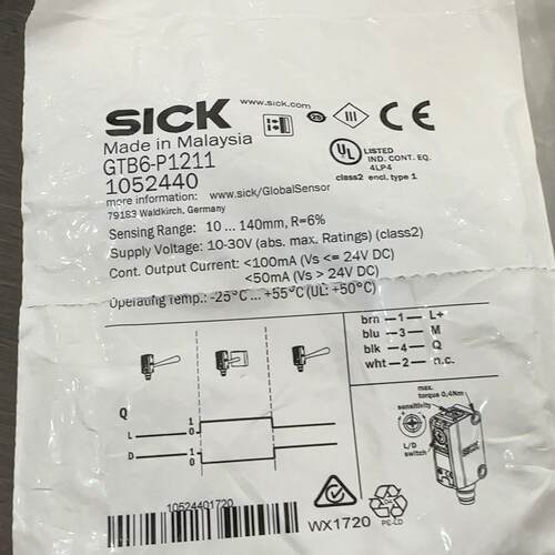 西克SICK西克GTB6-P1211全新原装正品105244