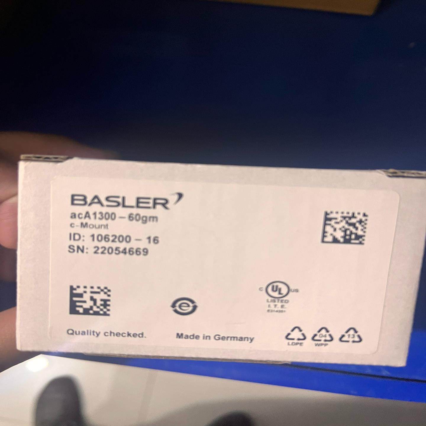 巴斯勒相机acA1300-60gm，全新原装。现货清仓