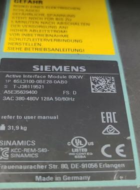 （设备配件）80- BE28电抗器0AB0KW60SL3100-