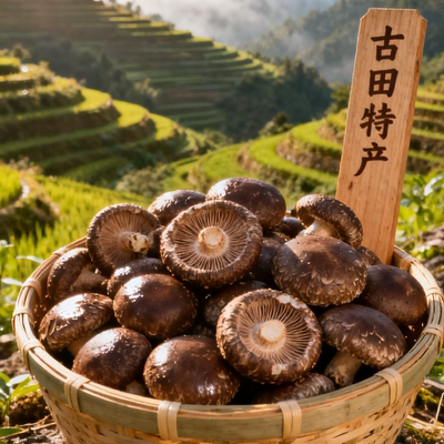 古田菌菇袋装香菇脚短肉厚花菇