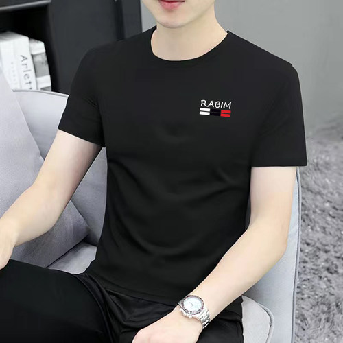 黑白色男士短袖t恤2026新款夏季