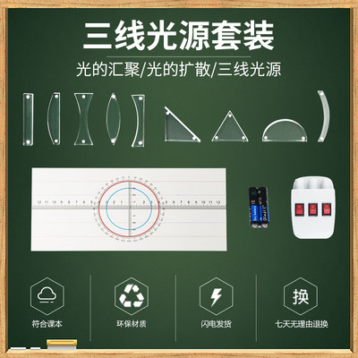 三线光源初中物理光学反射折射