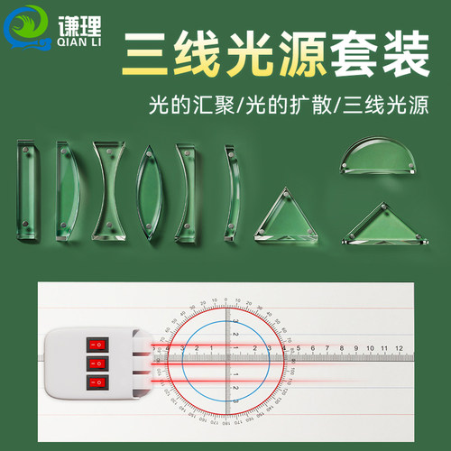 三线光源初中物理光学反射折射