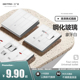c正品 香港国际方孔13A英式 开关插座英标孖苏钢化玻璃白色USBType