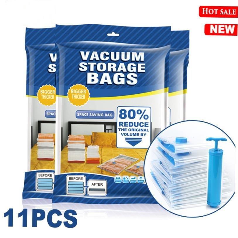 10PCS vacuum bag gift Electric pump vacuum storage bags压缩