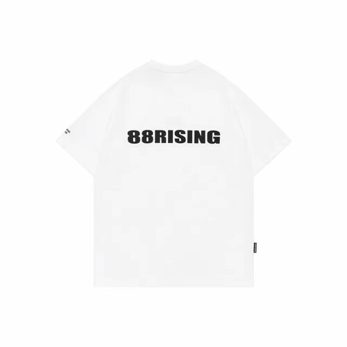 88rising 美式高街潮流字母印花圆领宽松直筒短袖T恤 男女同款