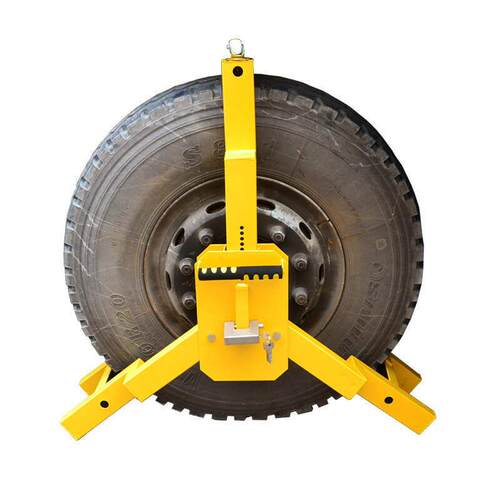 车加重货车锁专用防盗锁大器叉车大三锁锁加厚重型车轮汽车轮胎