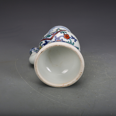 明正德瓷器斗彩壶古董古玩明清老瓷器旧货老Z货收藏摆件