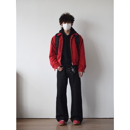 【小个子特制衣长】HFB 美式复古cleanfit短款上衣哈灵顿夹克0259