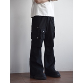 小个子定制裤 直筒裤 长版 新款 HFB 裤 美式 显高微喇休闲工装 C802