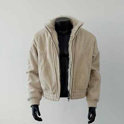 HFB秋冬美式立领加厚保暖棉服