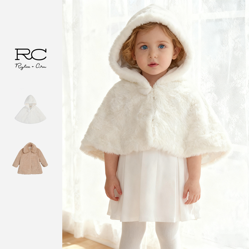 Rylee Cru官方正品儿童披肩斗篷女童外套