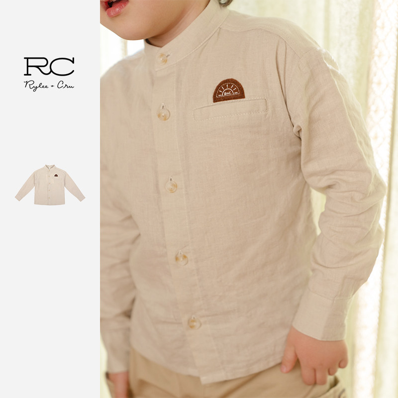 rc童装复古春秋夏立领