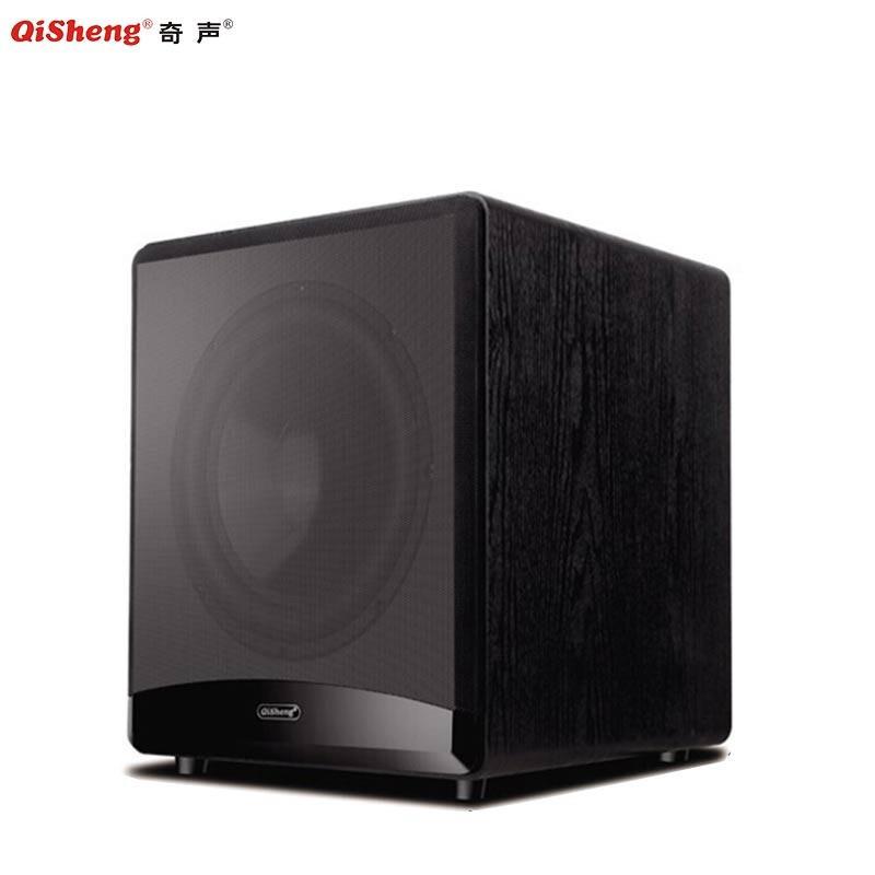 奇声家用无源有源低音炮家庭影院木质重低音音响音箱无源低音炮