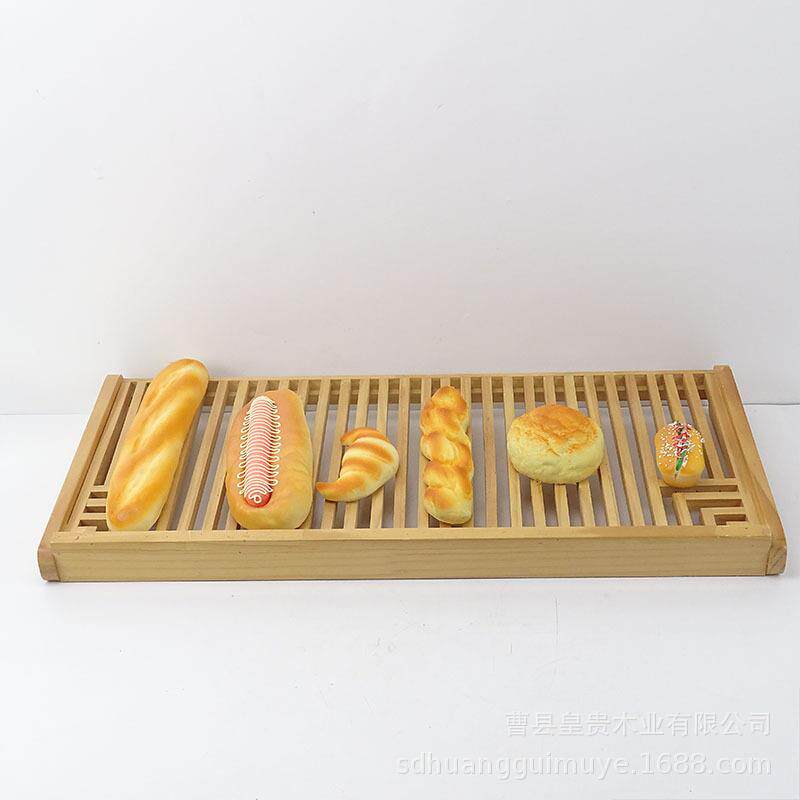 创意木制面包盘烘焙托盘展示面包盘面包托盘面包木托盘面包木盘子