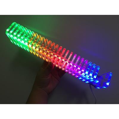 KS25音乐频谱梦幻水晶音柱光立方LED电平电子制作套件VU塔声控
