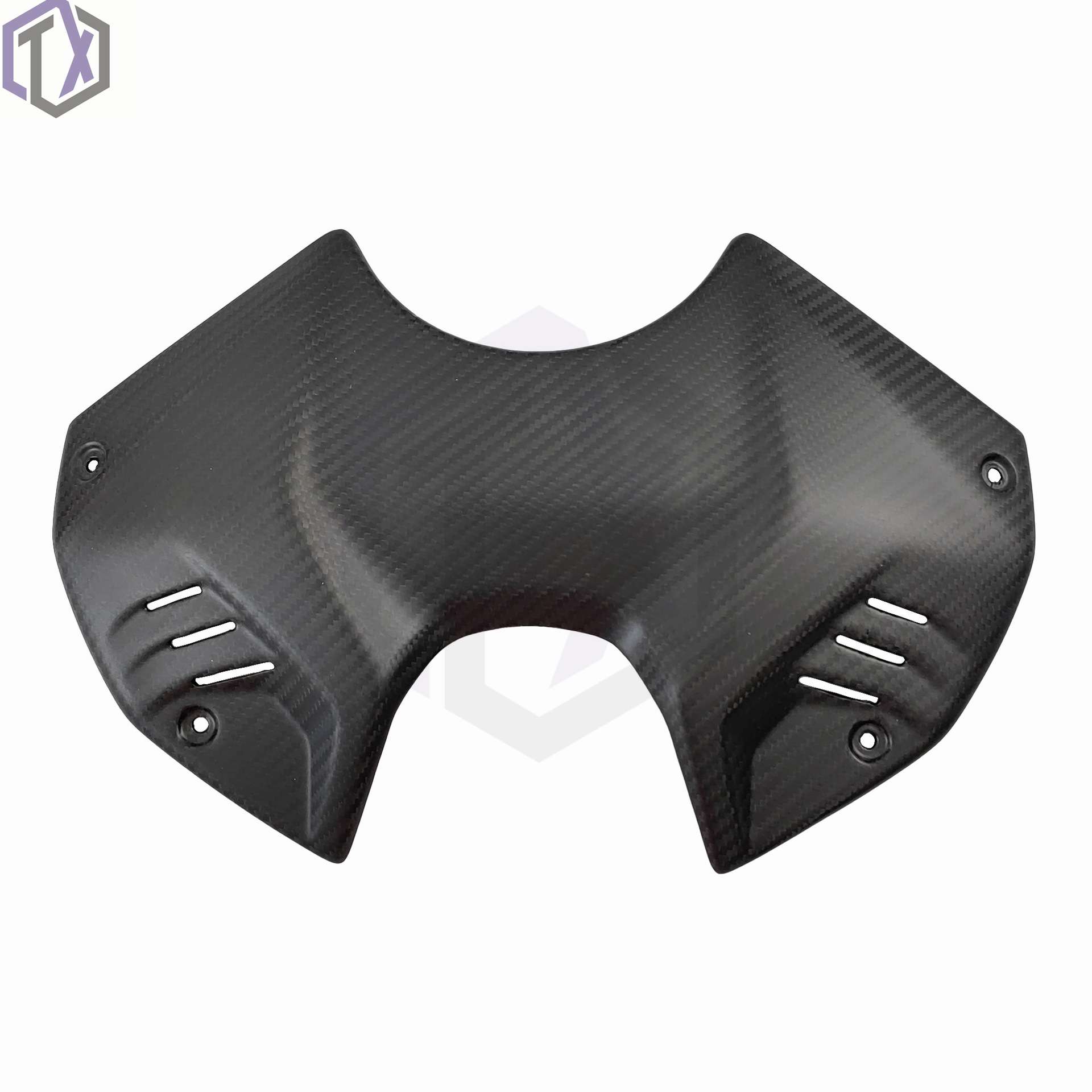 适用于杜卡迪V4/V4S/V4R 街霸V4 改装碳纤维电池罩油箱罩电池盖