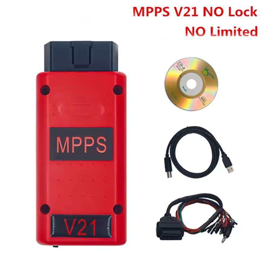 MPPS V21 红色ECU Chip Tuning MAIN+TRICORE+Breakout无次数限制