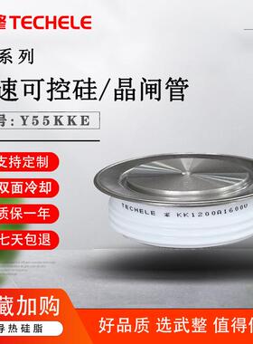 中频设备快速晶闸管Y55KKE平板式快速可控硅KK1200A1600V