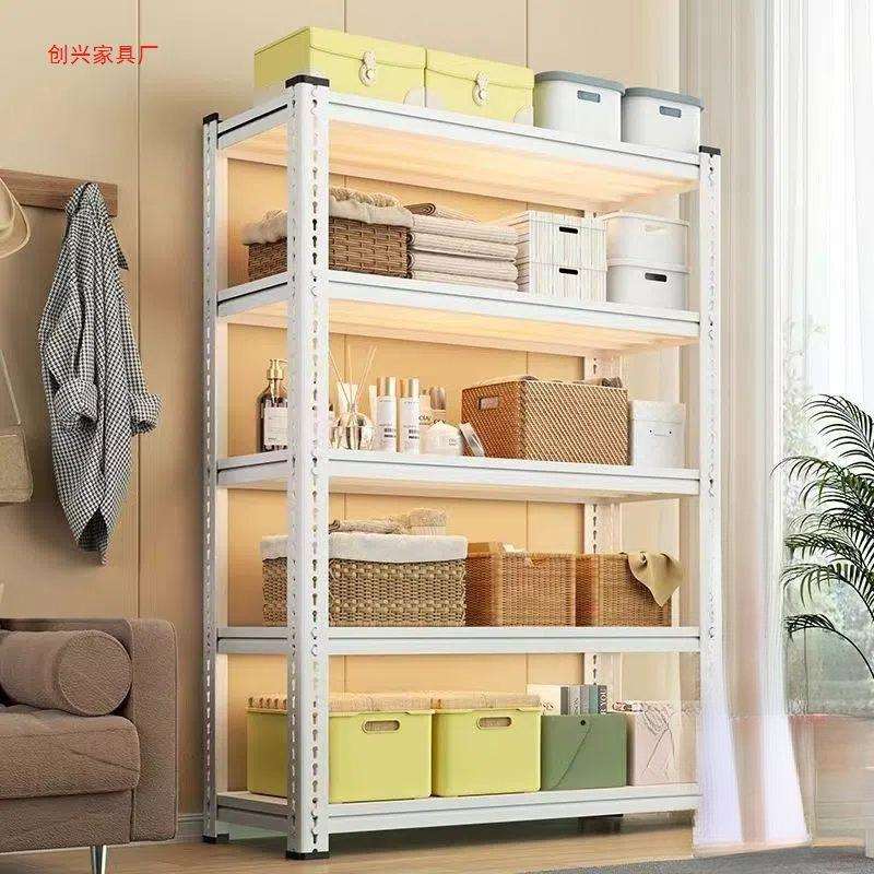 客厅卧室家用衣帽架落地加厚货架置物架多层杂物收纳多功能储物架