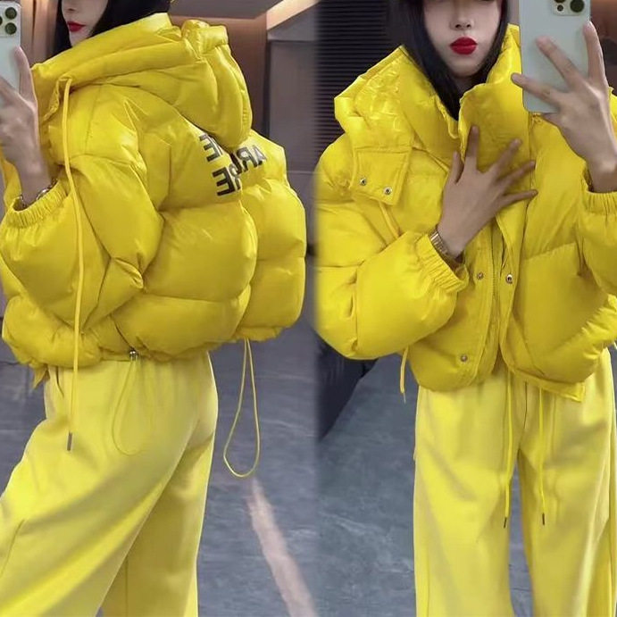 2026冬季新款短款字母连帽棉服女宽松洋气加厚保暖面包服外套棉袄,女装/女士精品,棉衣/棉服,淘宝优惠券,粉丝福利购,淘宝优惠卷