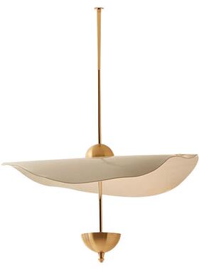 北欧创意个性餐厅金色35886吊灯板代约样房楼简梯现间艺术吧台荷