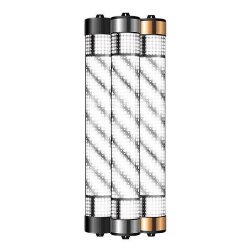 美容美发转灯led发廊转灯理发店灯箱半圆挂墙户外超亮出口