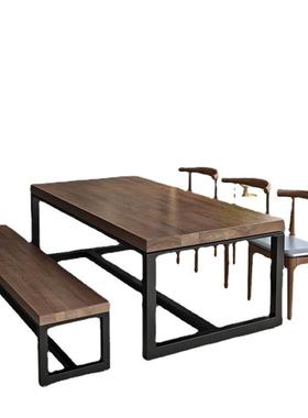 美式台lof字t实木办公桌写桌约简现代式电脑桌书桌tb-61826实木桌