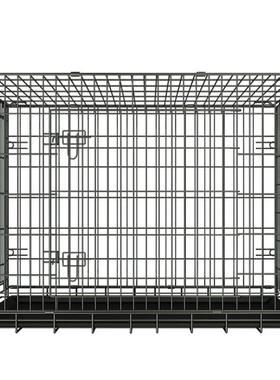 无爆款狗笼狗笼加粗折叠宠笼FSJ物底笼厂家直销欧美出口狗子