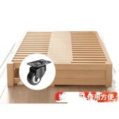 简易实木发床功能折叠床GJP床储物可小户多沙型拉一体两用伸缩床