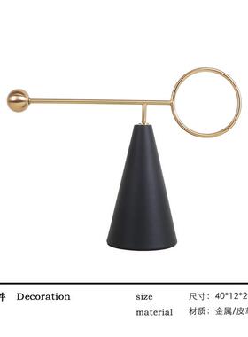 音乐主题创意复古老式喇叭唱片机模型卧音台乐吧壁龛留声机软装饰