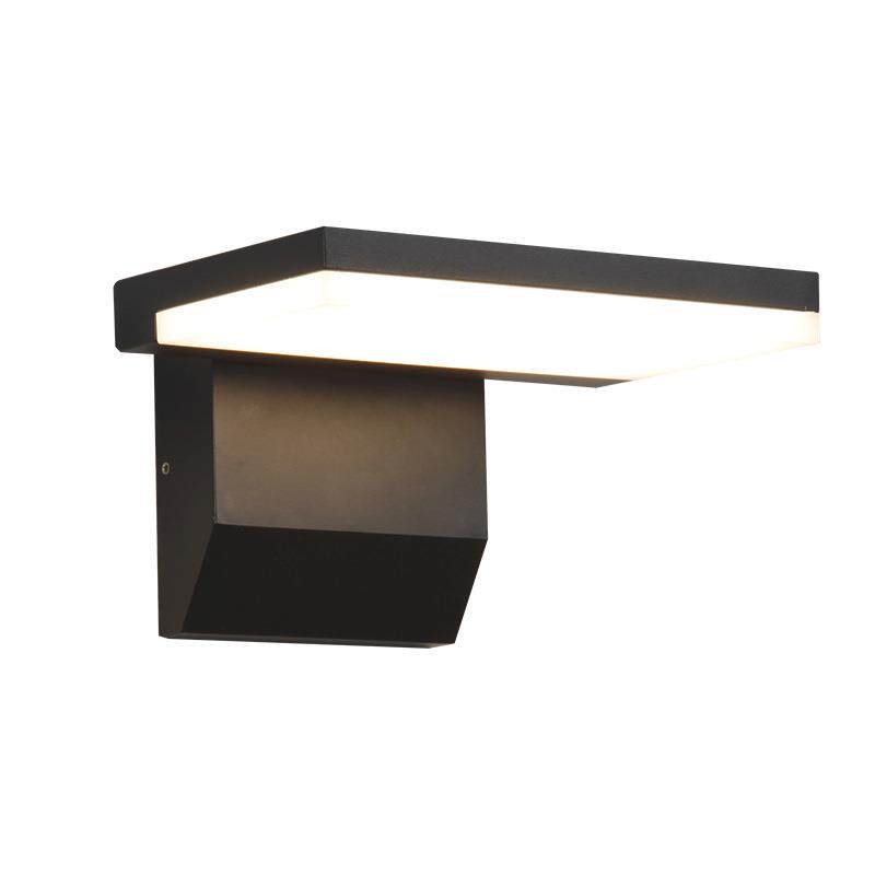 可调角度室外防水户外壁灯花园阳台感应墙壁灯简约高级感铝材壁灯