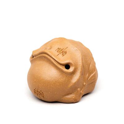 茶宜兴紫砂宠金蟾招财摆件工降坡茶泥竹蟾貔KIH貅艺品雕塑具陶瓷