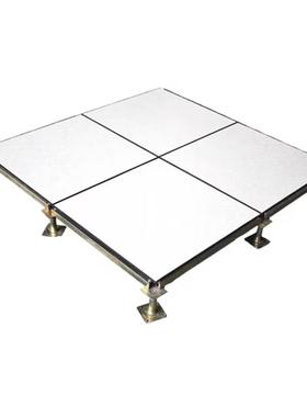 州木纹陶防瓷静电地静板全钢常架空活动地板71111电地板办公室机