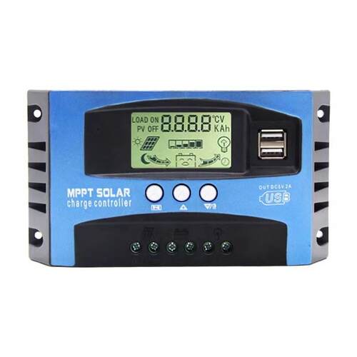 C热销阳ppt太阳能控制器12V24V30A液晶D插孔太能充放控77576制m器