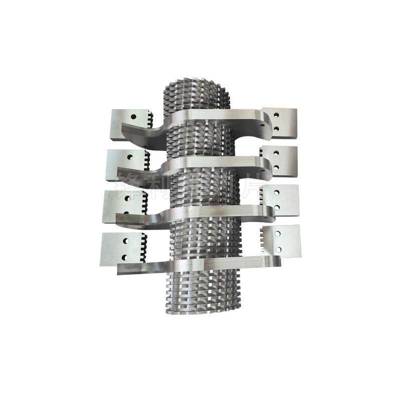 慢速粉碎机刀片镶锋机钢料破碎边刀菠萝刀慢速机碎料机塑刀片厂家