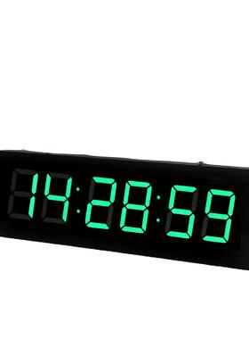 E界数码钟计时6020器电子钟LD数码座钟跨运动定时会时议室钟挂钟