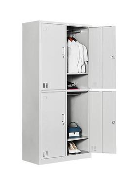 员工衣柜宿舍铁皮CER0001浴储物更健身房室六柜门带锁工厂车间钢