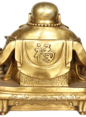 厂家铜器铜工艺品摆件铜龙椅佛